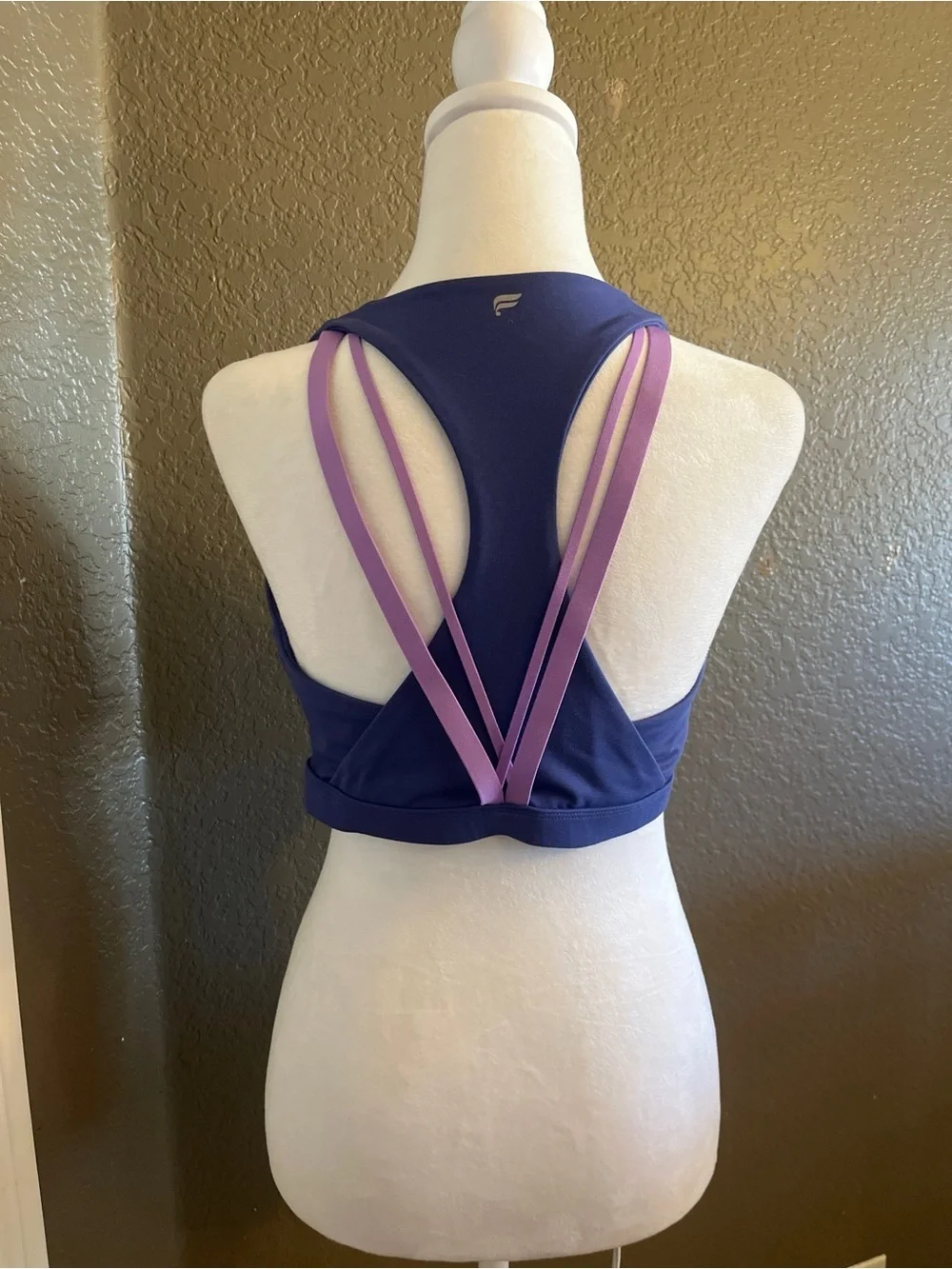 Fabletics Women’s Purple Strappy Back Sports Bra - Brand